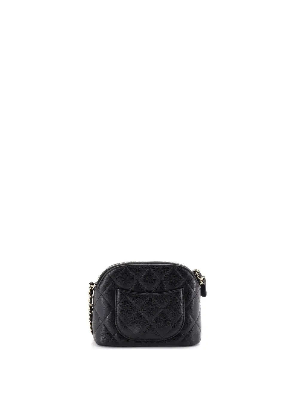 Chanel Cc Dome Zip Clutch With Chain #237944C44B